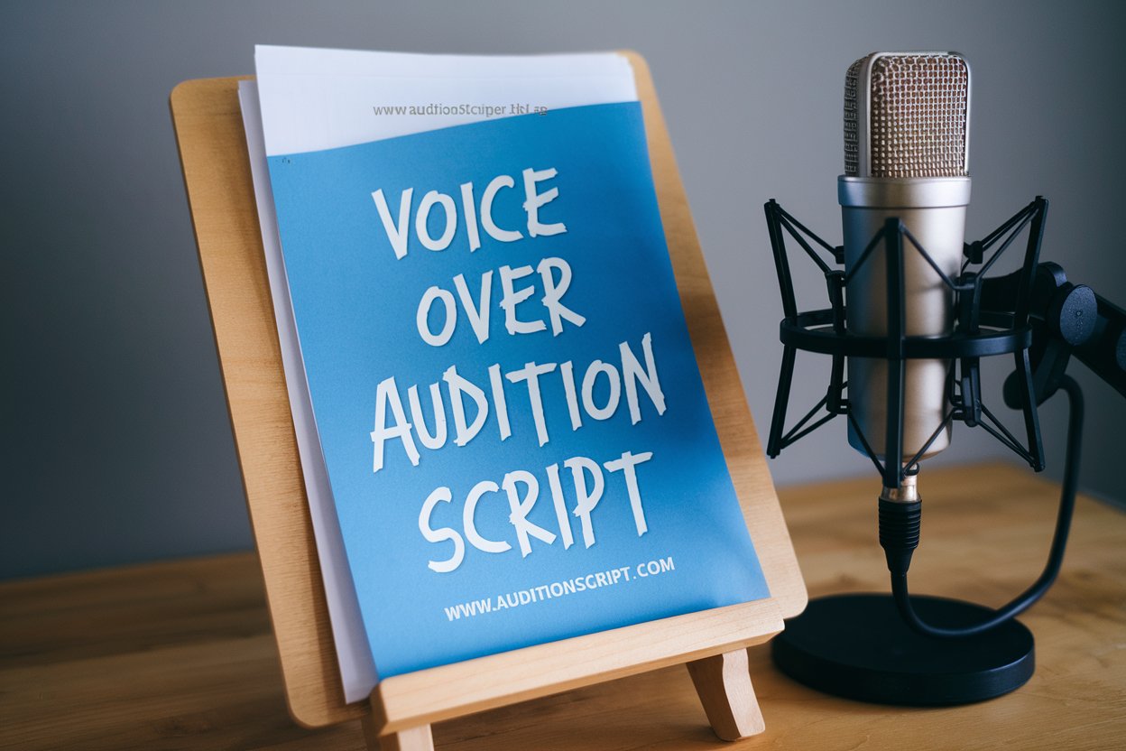 voice over audition script