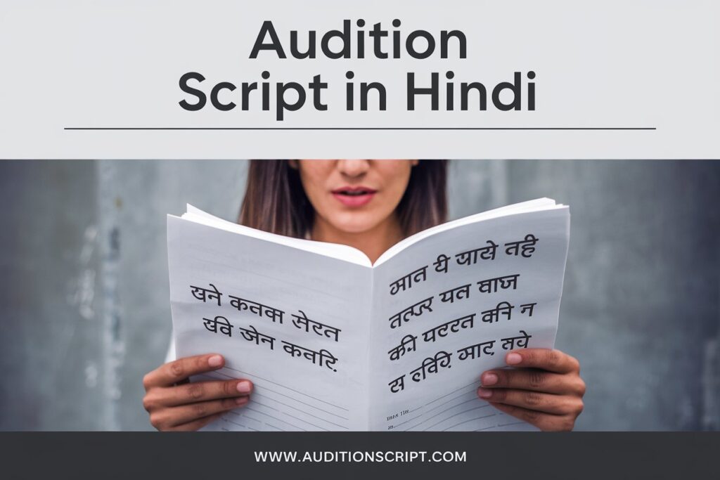 audition script in hindi