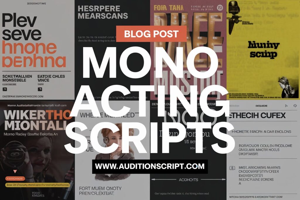 Mono Acting Scripts