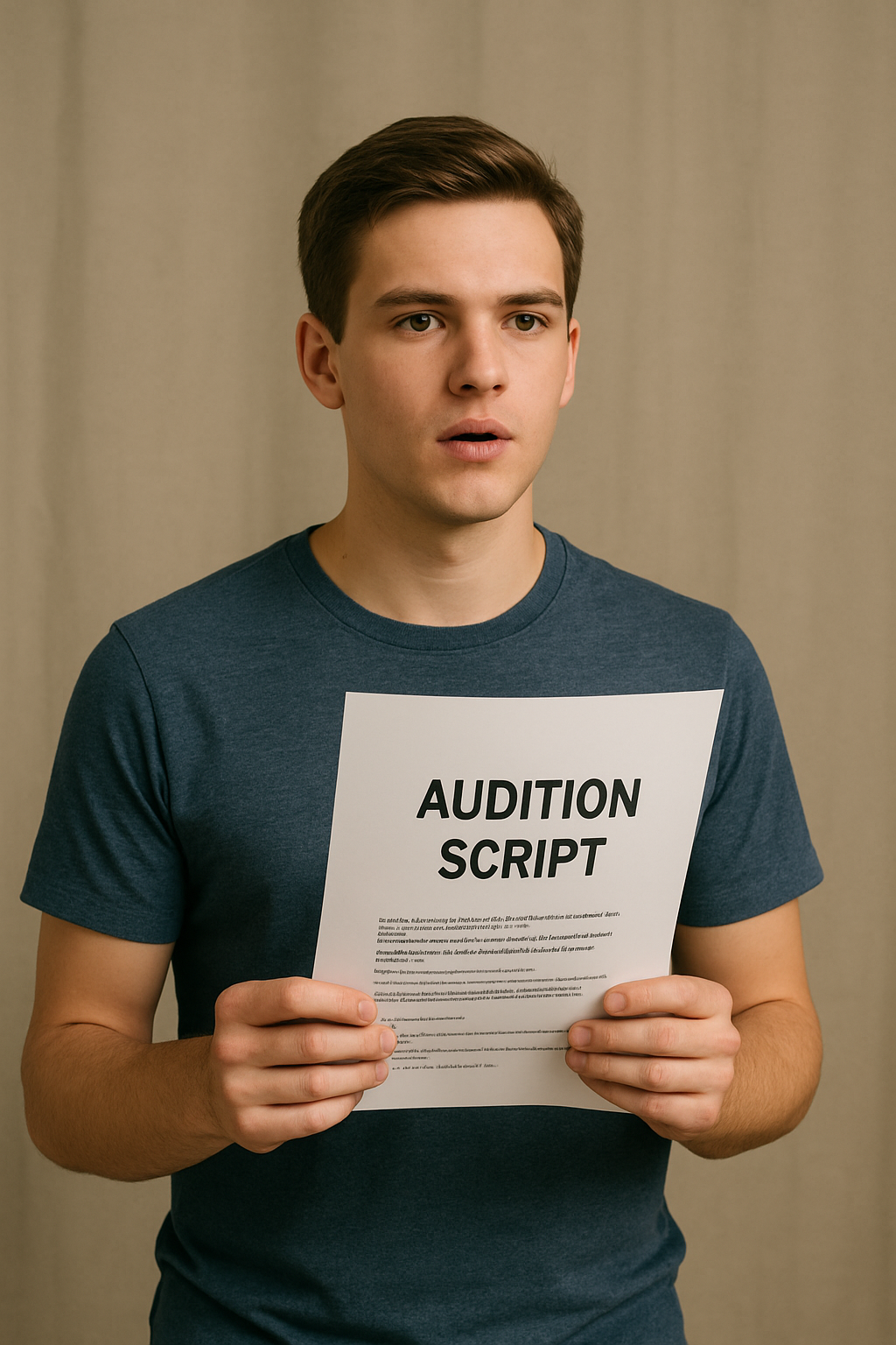 audition script for male